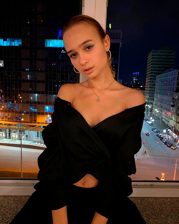 Yulia Ulyanovhkina celebrating her 19th birthday in Kyiv