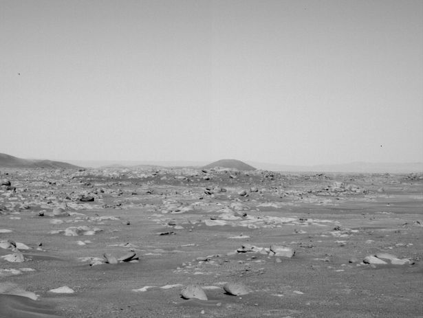 A photo of Mars taken by NASA's Mars Perseverance rover