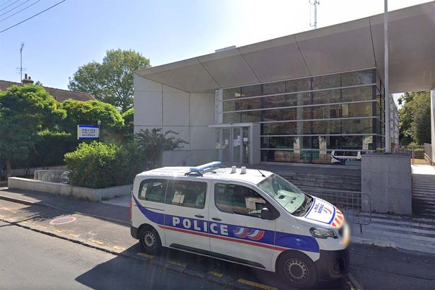 A general view of a police station in Rambouillet, France