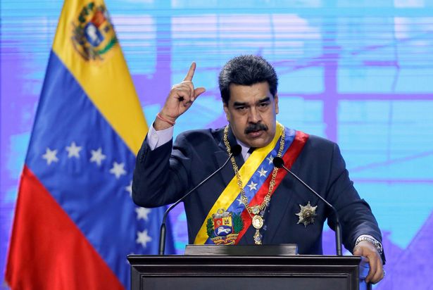 Venezuela's President Nicolas Maduro speaks during a ceremony in Caracas in January