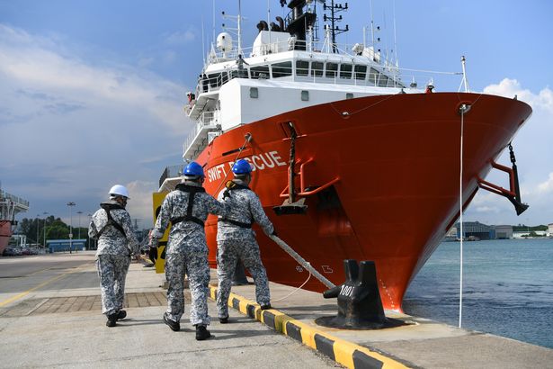 Singapore Navy's MV Swift Rescue has been sent in to help hunt the missing vessel