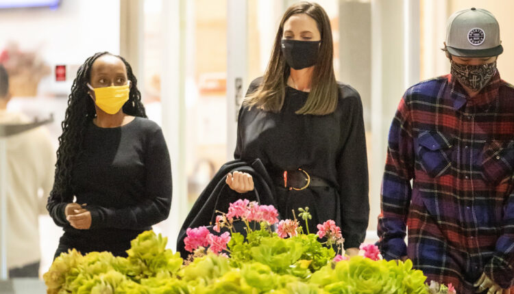 Angelina Jolie Spotted Taking Kids Pax and Zahara Out For Sushi Treat