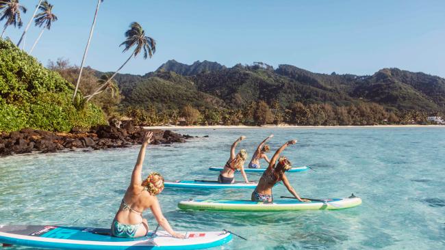 SUP Yoga Retreat, Byron Bay, NSW. Picture: Supplied