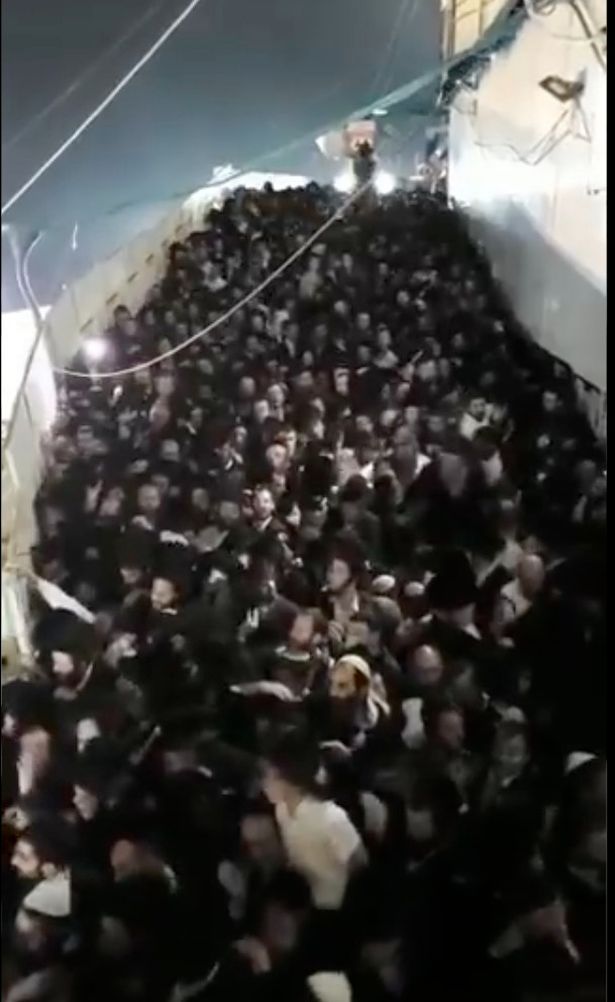 People are caught in a stampede at a religious festival in Israel