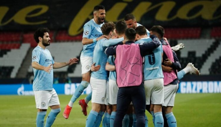 Man City fight back to beat 10-man PSG in first leg