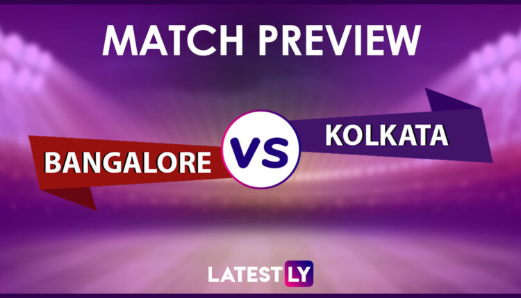 RCB vs KKR Preview: Likely Playing XIs, Key Battles, Head to Head and Other Things You Need To Know About VIVO IPL 2021 Match 10