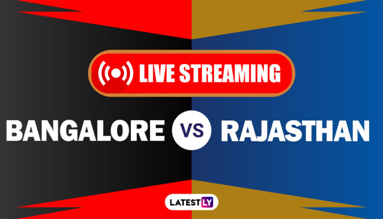 RCB vs RR, IPL 2021 Live Cricket Streaming: Watch Free Telecast of Royal Challengers Bangalore vs Rajasthan Royals on Star Sports and Disney+Hotstar Online