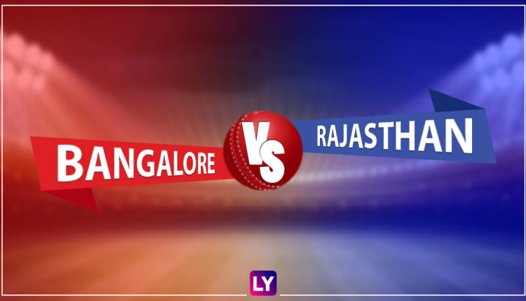 RCB vs RR Live Match Score: Follow Royal Challengers Bangalore vs Rajasthan Royals IPL 2021 Updates and Full Scorecard