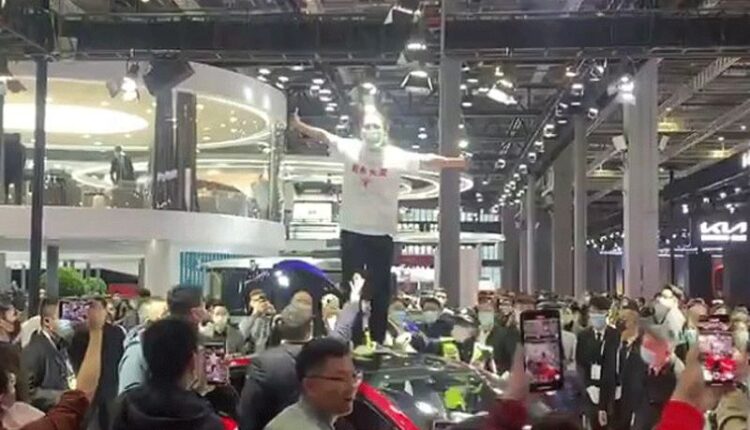 Tesla says China protester's Model 3 traveling at nearly 75 mph before crash