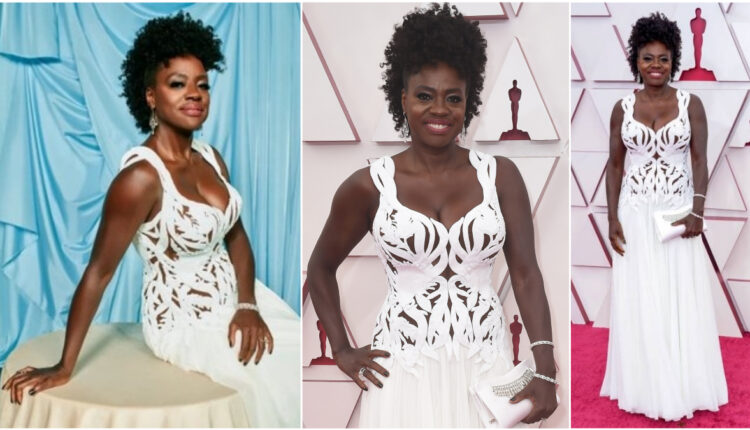 Viola Davis Looks Stunning in Flowing White Alexander McQueen Gown at Oscars 2021 (View Pics)
