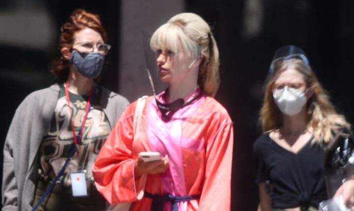 Lily James Transforms Into Pamela Anderson In First Photo From ‘Pam & Tommy’