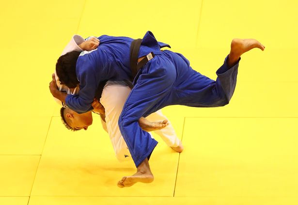 The boy was thrown on the mat (stock image)