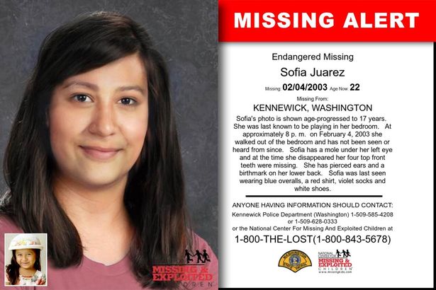 Sofia Juarez missing