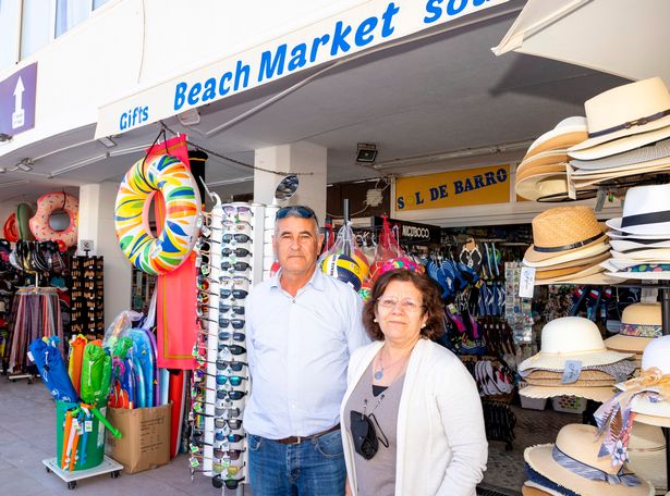 Shop owners Carlos and Eduarda Fernandes told of their struggle