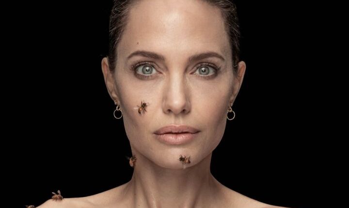 Angelina Jolie Is Covered In Bees As She Poses For Stunning Photo Shoot To Celebrate ‘World Bee Day’