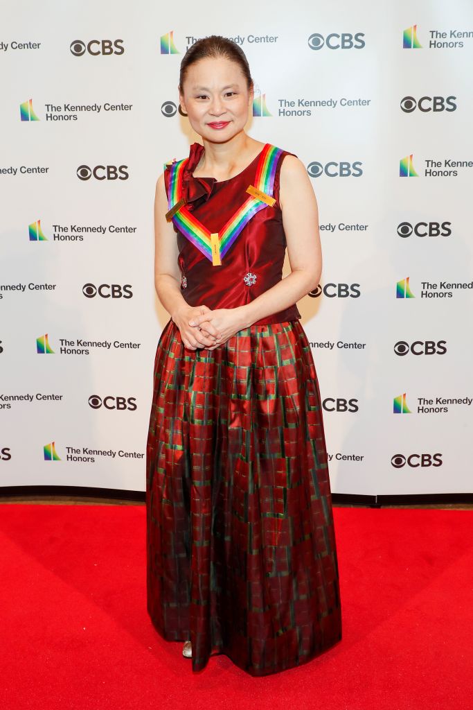 Midori Gotō attends the 43rd Annual Kennedy Center Honours at The Kennedy Center on May 21, 2021 in Washington, DC.