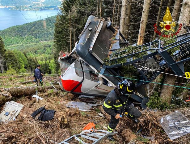 Cable car crash