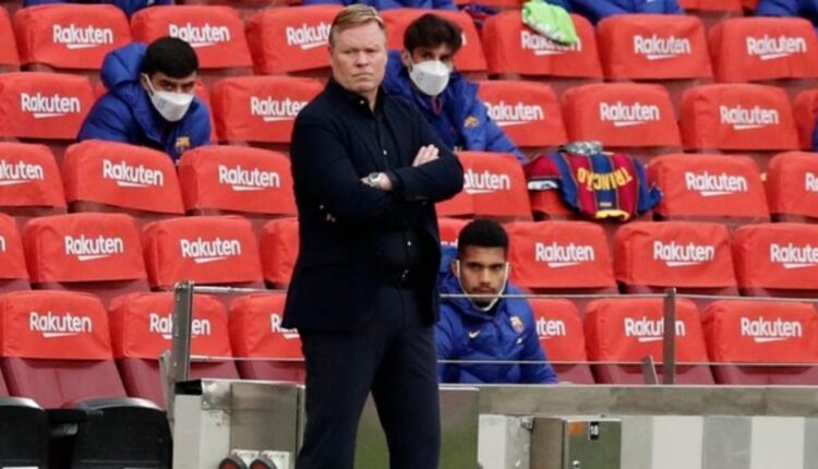 Barca's Koeman banned for Atletico and Valencia games, club to appeal