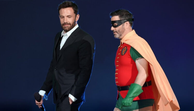 Ben Affleck and Jimmy Kimmel Suit Up For Vax Live as Batman and Robin (See Pics)