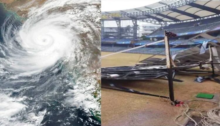 Cyclone Tauktae: Sightscreen at Wankhede Stadium Collapses, Gymkhanas at Marine Drive Flooded Due to Torrential Rain(See Pic)