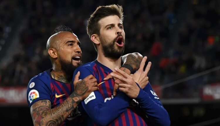 Gerard Pique Brutally Trolls His Former Barcelona Teammate Arturo Vidal After Inter Milan Wins Serie A 2021 Title