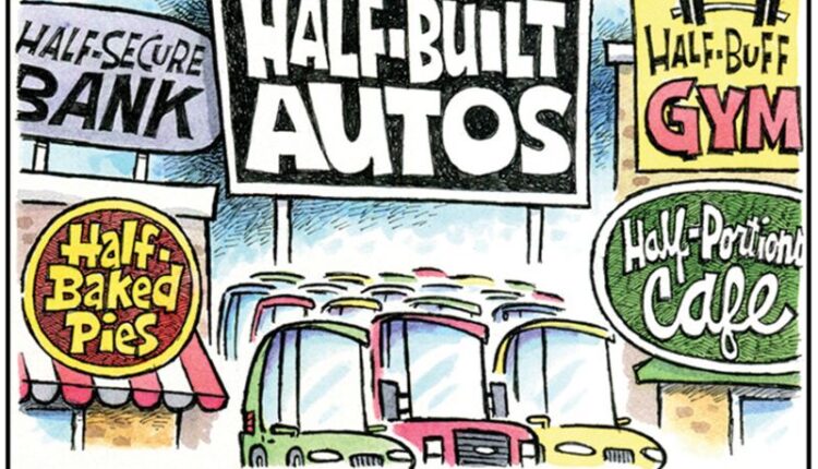 Half-built autos