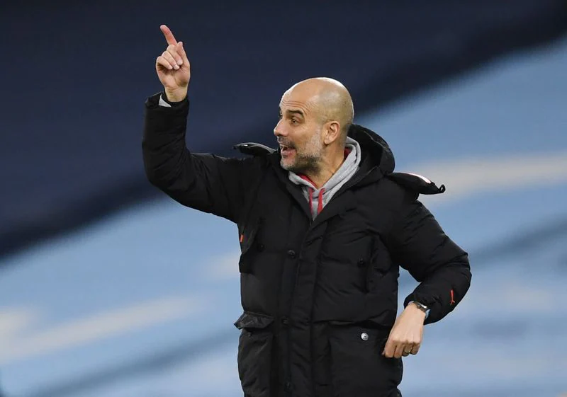 Manchester City manager Pep Guardiola(Pool via REUTERS)