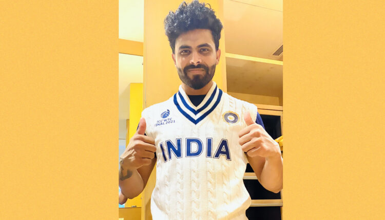 ICC WTC Final 2021: Ravindra Jadeja Unveils India's New Retro Jersey For New Zealand Clash