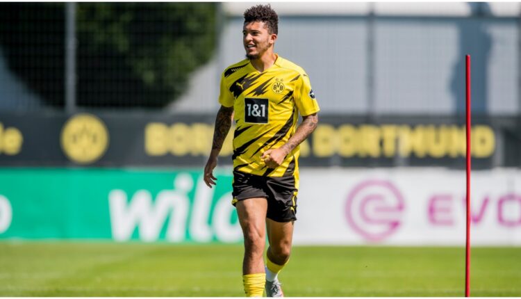 Jadon Sancho’s Body Feint Floors Fin Bartels During Borussia Dortmund vs Holstein Kiel, DFB-Pokal Semi-Final 2021, BVB Winger Shares Video On Social Media