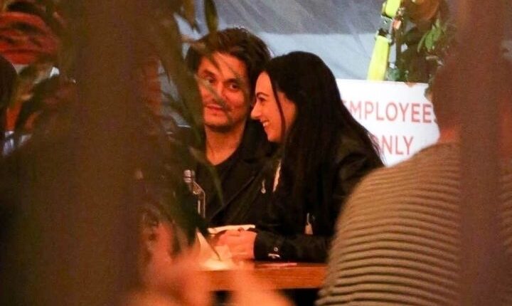 John Mayer Dines With Cazzie David In New York