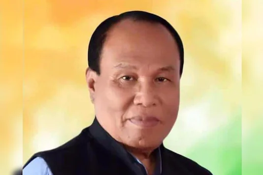 File photo of late Manipur BJP chief Tikendra Singh.