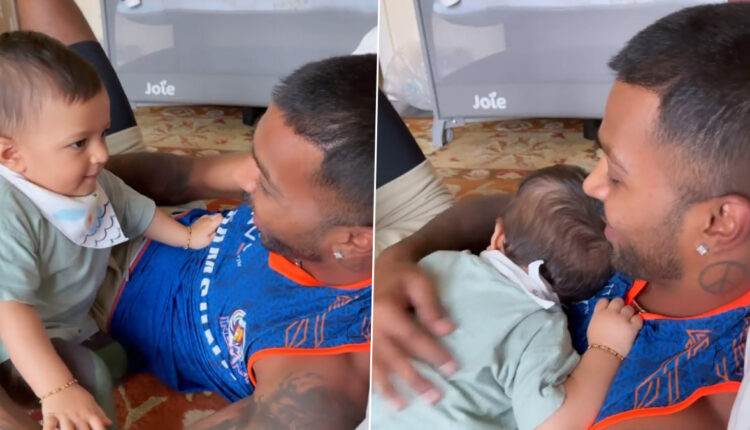 Natasa Stankovic Shares Adorable Video of Hardik Pandya & Son Agastya (View Post)