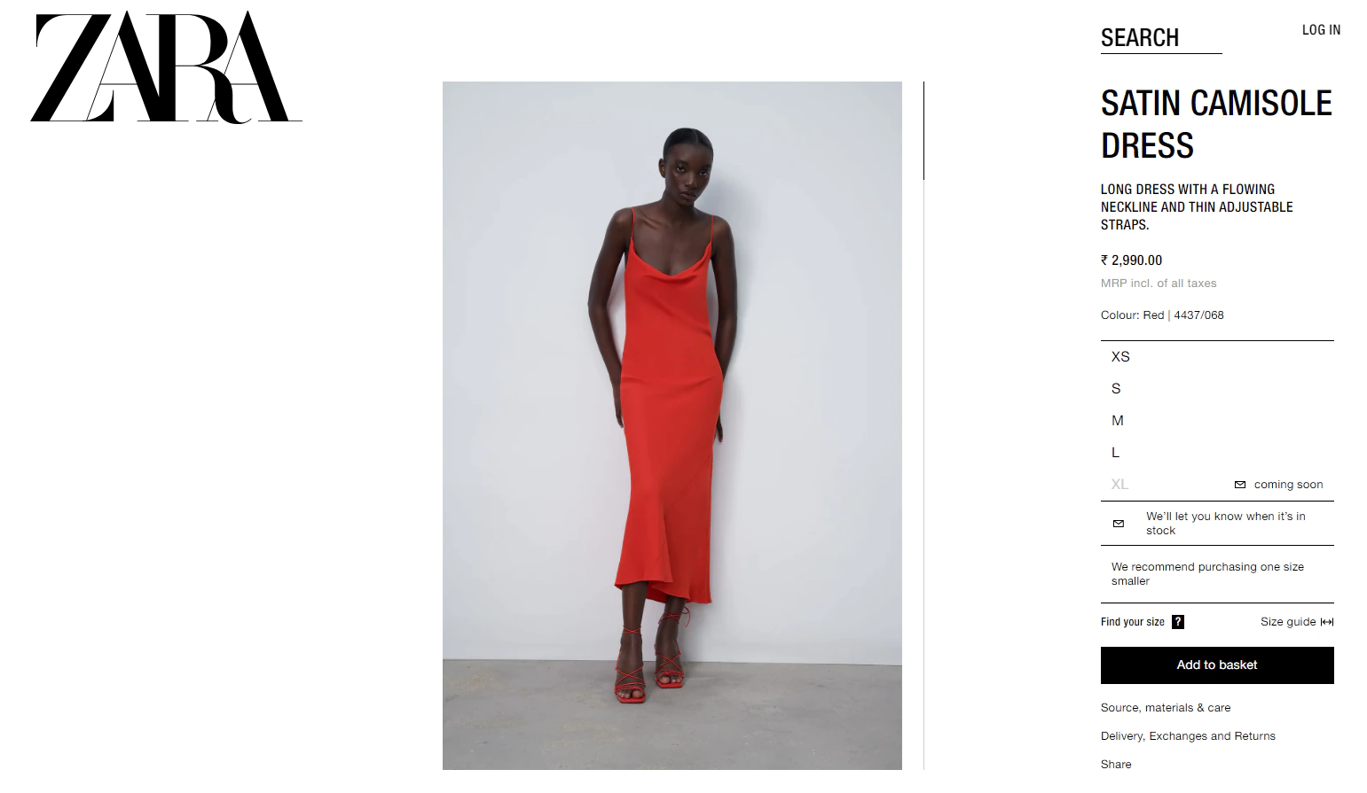 Natasa's dress is worth ₹3k(zara.com)