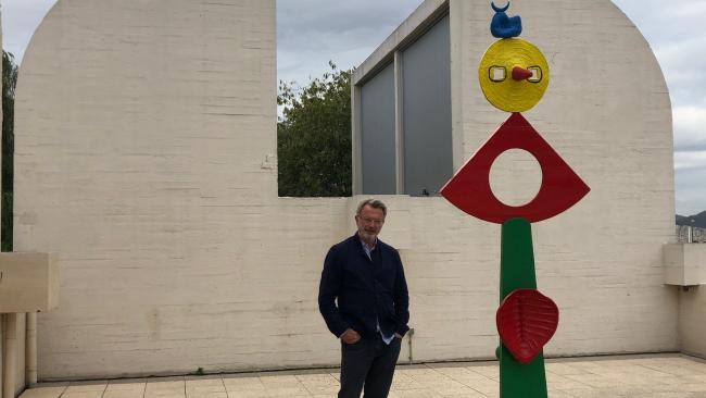 Sam Neill, Miro museum, Barcelona. Picture: Supplied