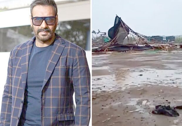Sets of Ajay Devgn starrer Maidaan badly damaged by cyclone Tauktae