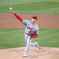 Los Angeles Angels starting pitcher Shohei Ohtani struck out five while allowing three hits, walking four and hitting one on Friday night in Oakland, California.  | USA TODAY SPORTS / VIA REUTERS