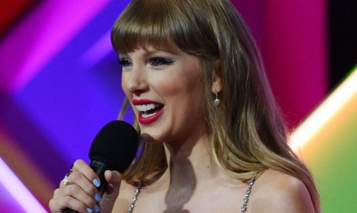 Taylor Swift Gives Joe Alwyn A Sweet Shout-Out During Historic Global Icon Award Speech At Brit Awards