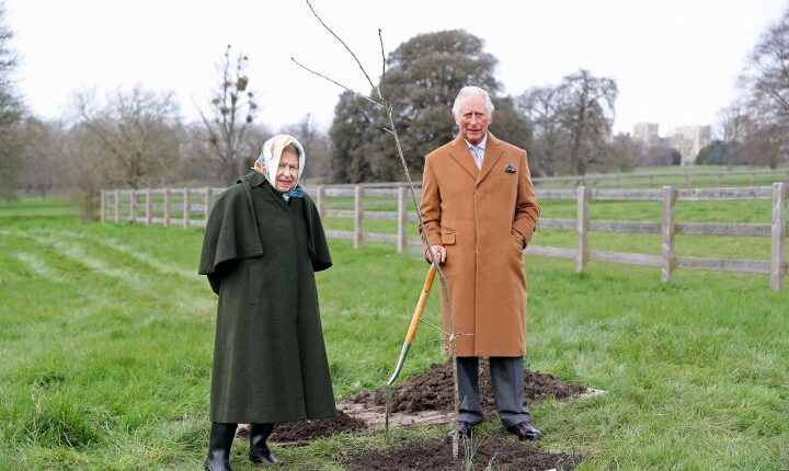 The Queen Poses With Prince Charles As Pair Mark The Launch Of A Special New Project