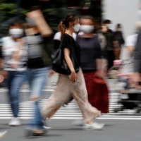 A shopping district in Tokyo on Friday | REUTERS