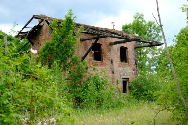 The farmhouse and grounds in the village of Neuwegerslebn where Christian Brueckner was living