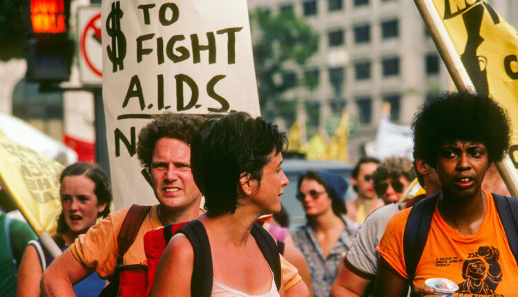 a photo of a protest in Washington, D.C.