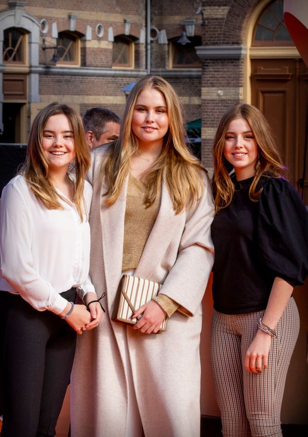 Princess Amalia with Princess Ariane and Princess Alexia