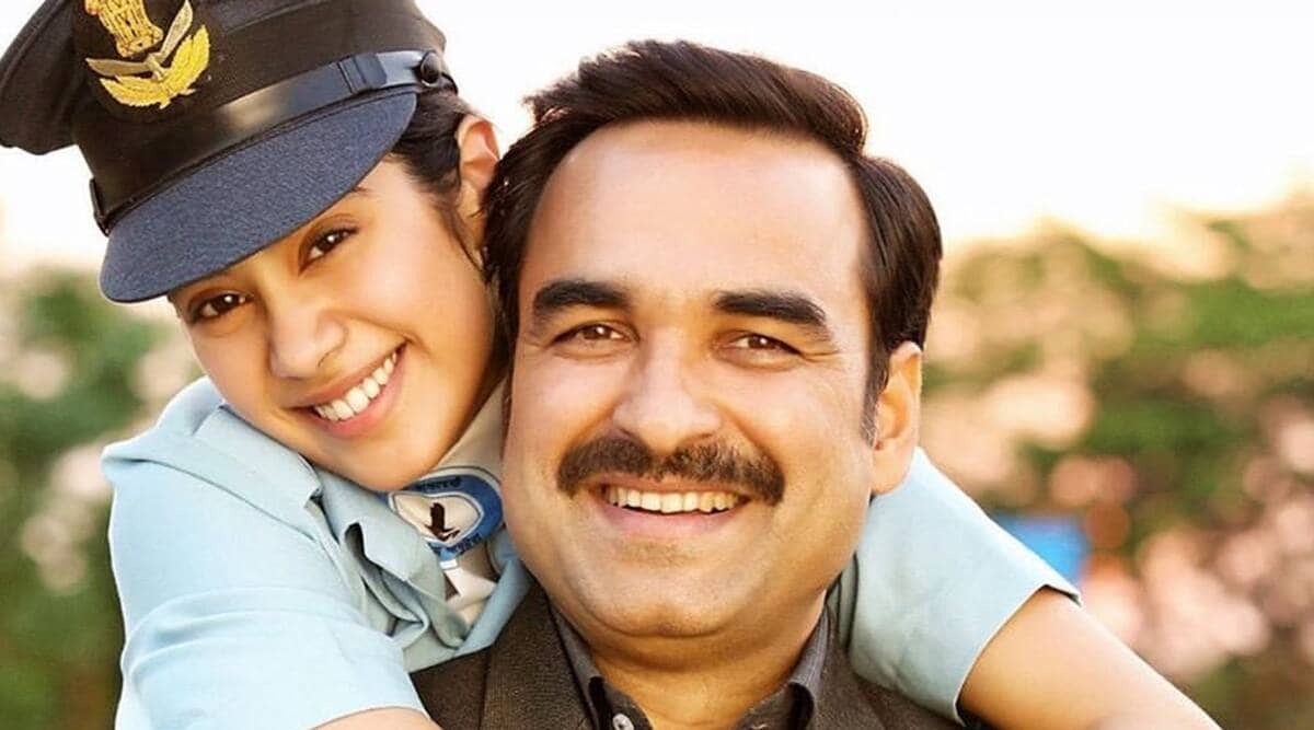 Janhvi Kapoor and Pankaj Tripathi in Gunjan Saxena