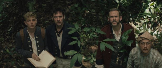 Jonathan, 2nd left, in the film