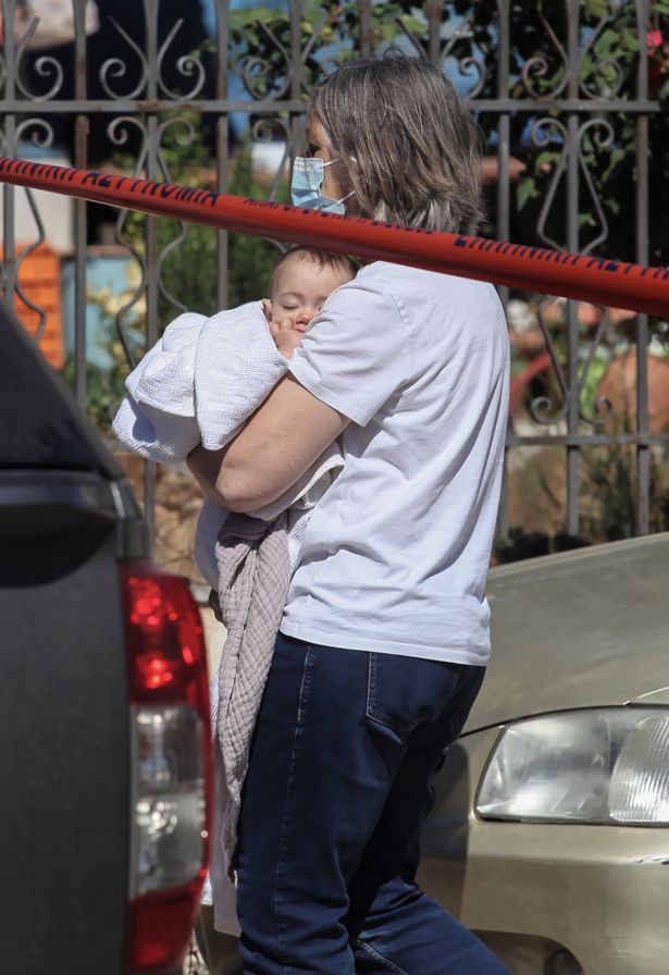 Georgia carries Lydia away after Caroline's death