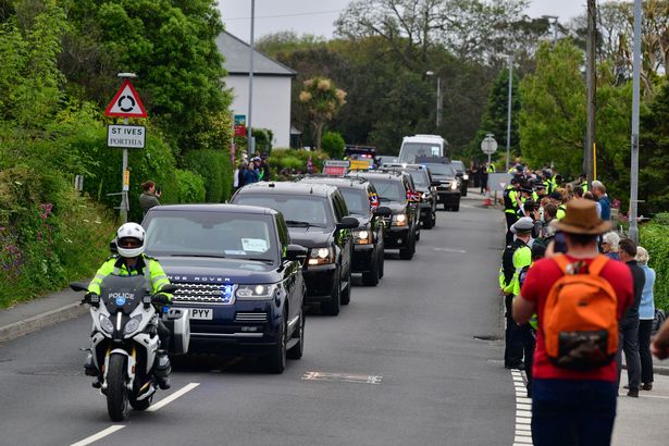 The US motorcade carrying US President Joe Biden after leaving Tregenna Castle on its way to the Carbis Bay Hotel, ahead of the G7 summit in Cornwall. Picture date: Thursday June 10, 2021.