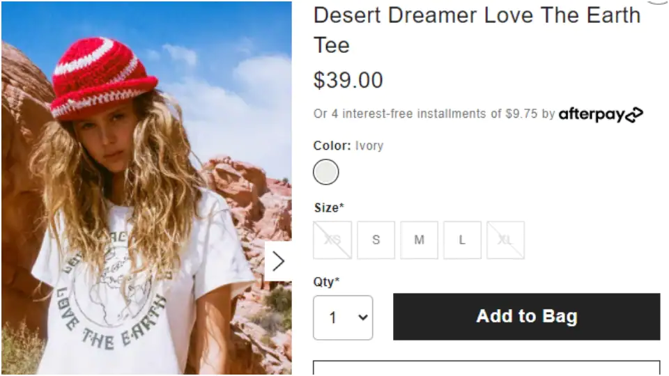 The Desert Dreamer Love The Earth tee.( urbanoutfitters.com)