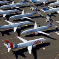 Grounded Boeing 737 Max aircraft at Boeing Field in Seattle in July 2019 | REUTERS