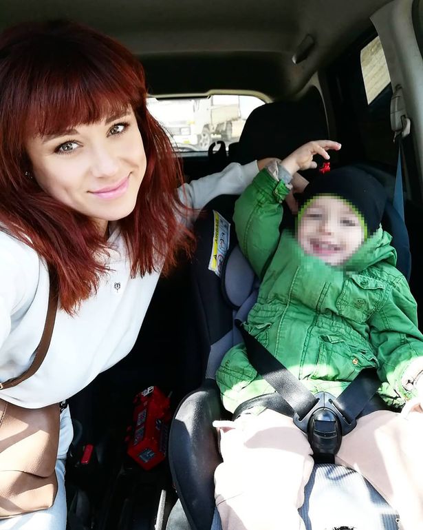 Christina Podareva with son Demid