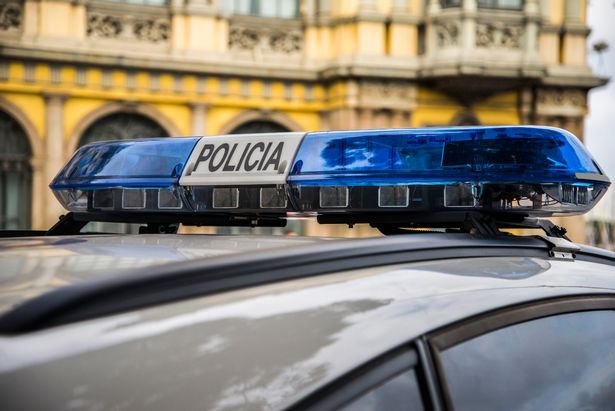 The siren of a spanish police car